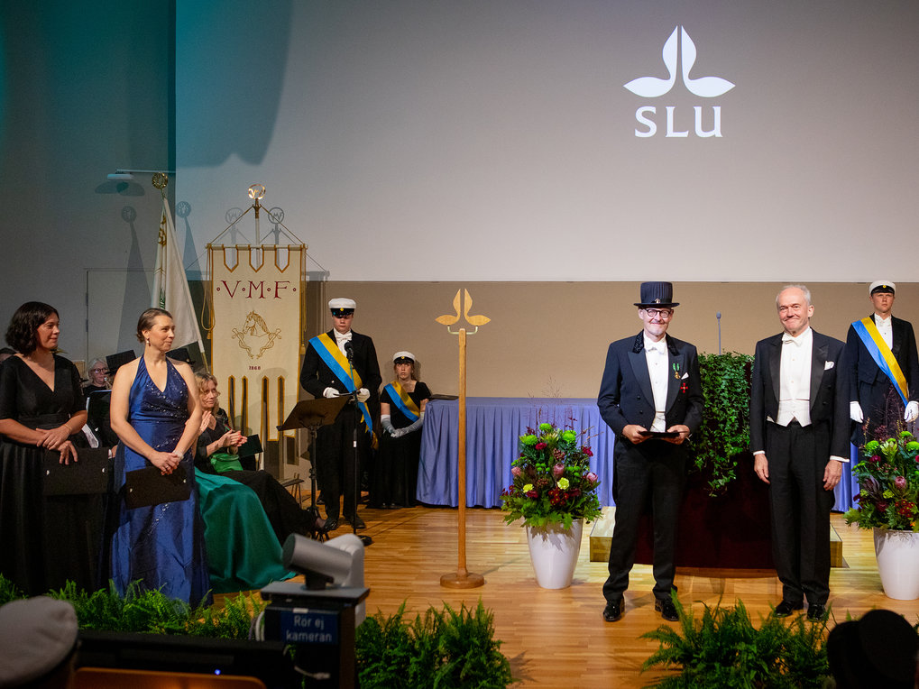 Bill Hansson erhielt die Große Medaille der Schwedischen Universität für Agrarwissenschaften